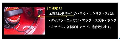HASEPRO Magical Carbon [Hologram Tankdeckel Emblem] (Schwarz) Toyota/Lexus/Subaru/Daihatsu (zum