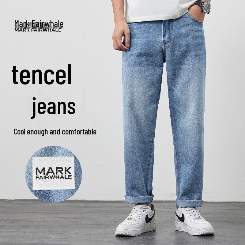 

MARK FAIRWHALE Men s Tencel Straight Casual Pants 29