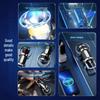 Compact Waist-Hanging Keychain Flashlight: Multifunctional, Rechargeable, Waterproof for Everyday and Outdoor Use