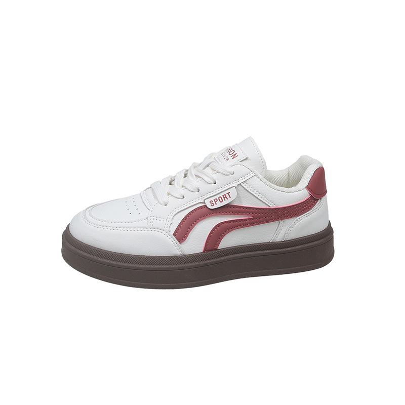 Little white shoes women's 2025 new spring and autumn thick-soled versatile explosive shoes fashion temperament women's shoes soft-soled sports board
