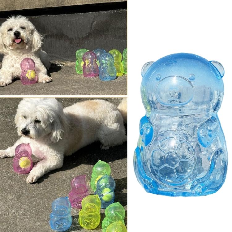 Soft Bear Shape Dog Toy Balls For Chewing And Playing Treats Toy For Dog Engaging Indoors And Outdoors Entertainment Toy
