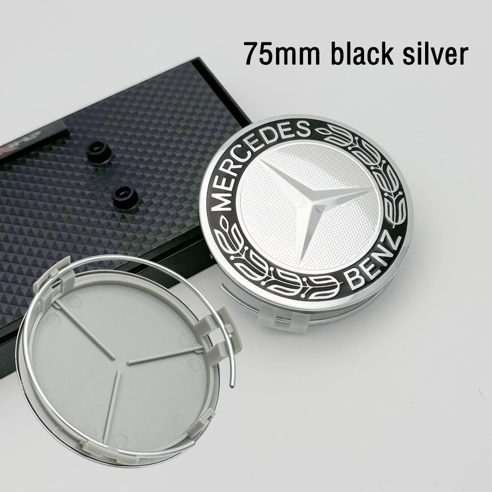 

4Pcs 75mm ABS Car Wheel Center Logo Hub Cap For Mercedes Benz C207 C218 A207 C117 CLA CLS E Class W212 S212 X166 W176 W205 W246