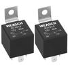 Weasch JD1912 Car Relay 40A 4 Pin SPST Auto Switch and Starter Waterproof