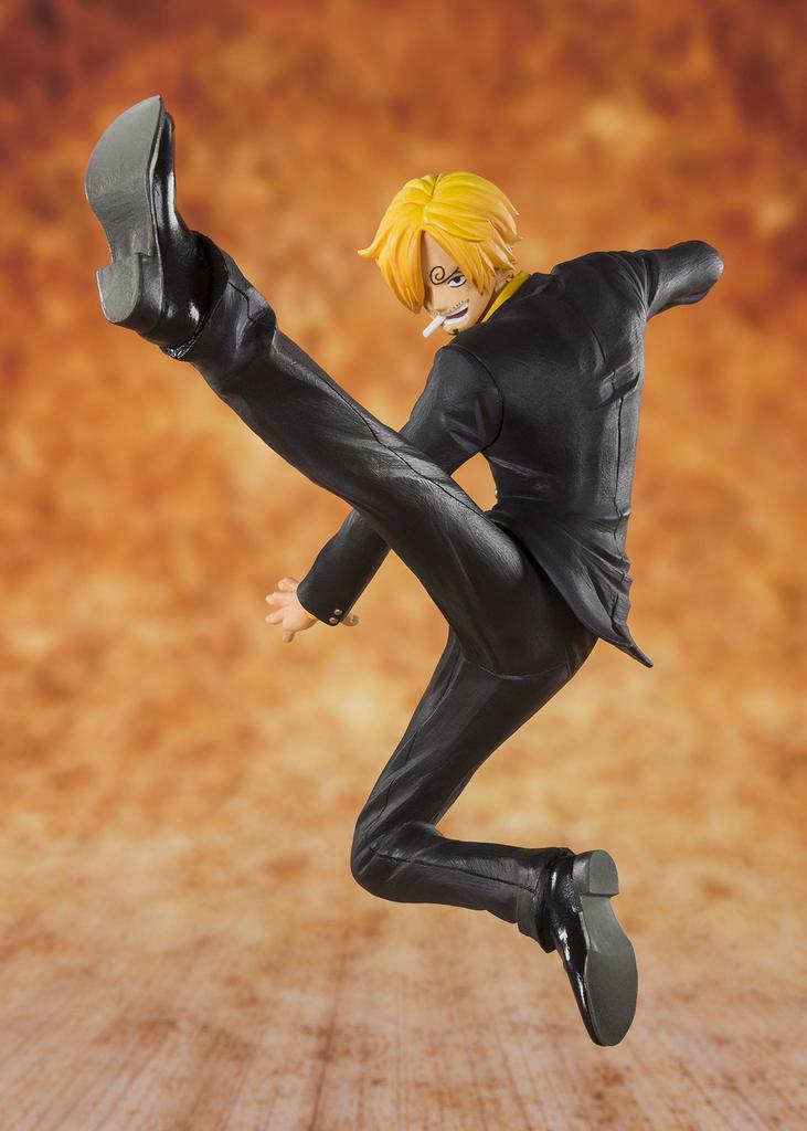 TAMASHII NATIONS Figuarts ZERO ONE PIECE Black Leg Sanji, approximately 130mm, ABS & PVC, painted, finished figure