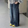 Jeans a gamba dritta da ragazzo - Collezione Primavera & Autunno 2026, Pantaloni lunghi casual per ragazzi più grandi