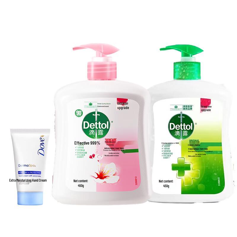 

Dettol Antibacterial Hand Wash & Hand Cream Set