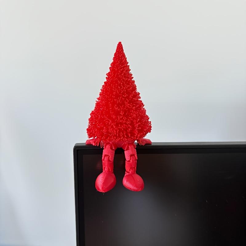 3D Printed Christmas Tree Ornament With Movable Joint Christmas Decorations Festive Tabletop Display Statue