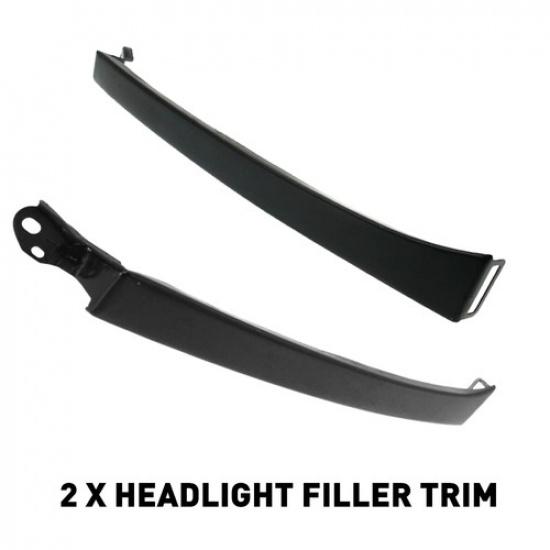 For 2003-2005 Toyota 4runner Bumper Front Headlight Grille Filler Panel Trim Set