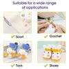 100g Soft Knitting Yarn Hand-knitting Thread Scarves Beanie Hat Cap Hand-knitted Crocheting Yarns DIY Craft Needlework Accessory