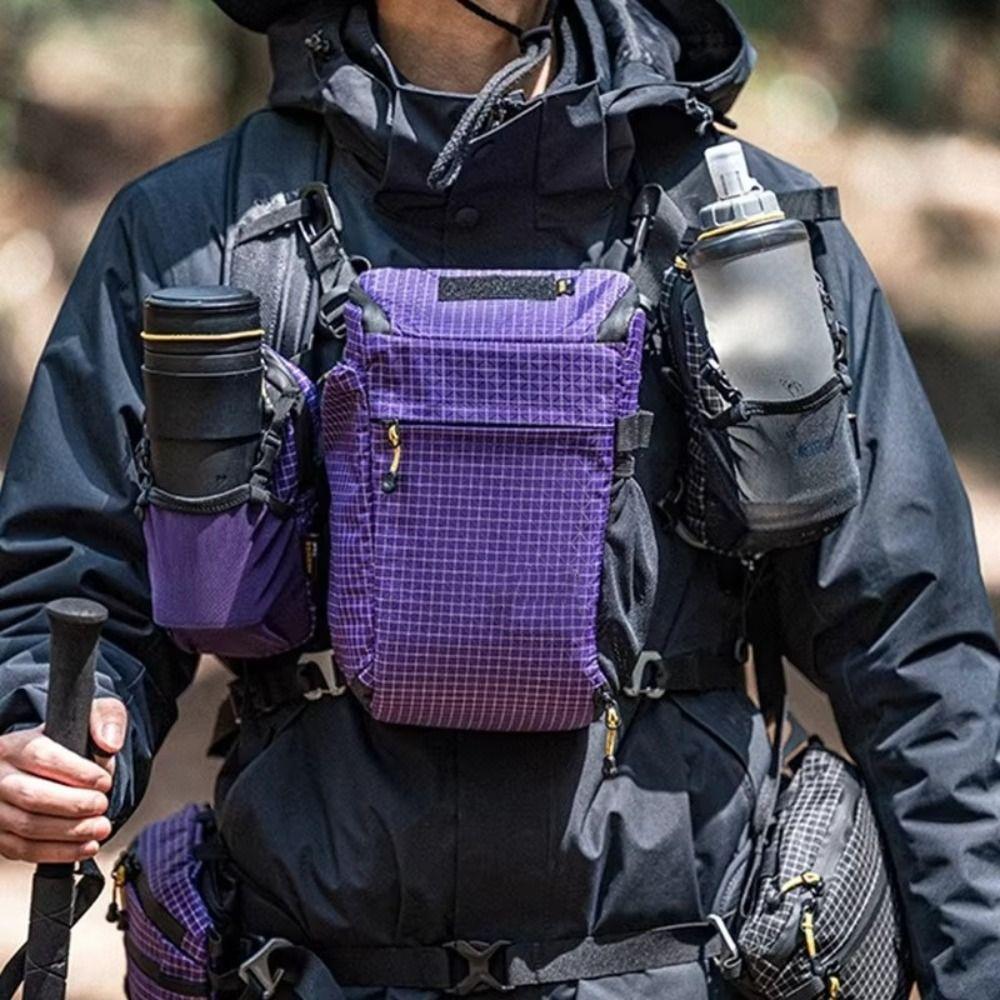Hanging Pack Water Bottle Holder Bag Backpack Expansion Phone Waist Pack  Camping Essentials