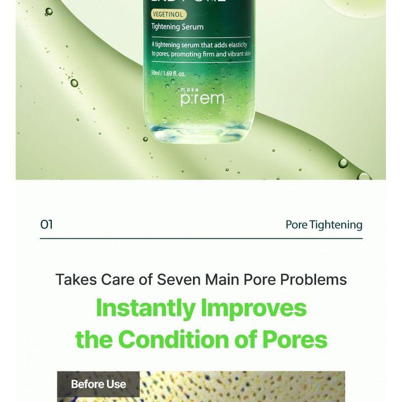 Make P:rem - End Pore Vegetinol Tightening Serum