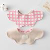 Korean Style A-Type Pure Cotton Double-Sided Baby Bib for 0-2 Years