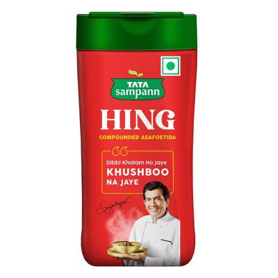 TATA Sampann Hing Compounded Asafoetida Powder 100g Strong Aroma Chef-Recommended Spice
