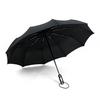 Fully automatic 10-bone vinyl umbrella folding men's and women's umbrellas sunshine and rain dual-purpose three-fold umbrella umbrella