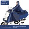 Double Motorcycle Riding Long Full Body Raincoat Electric Bike