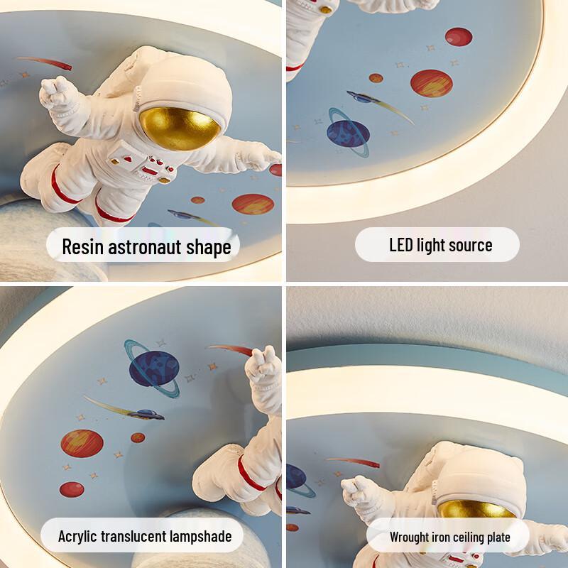 Astronaut Kids Room Ceiling Light