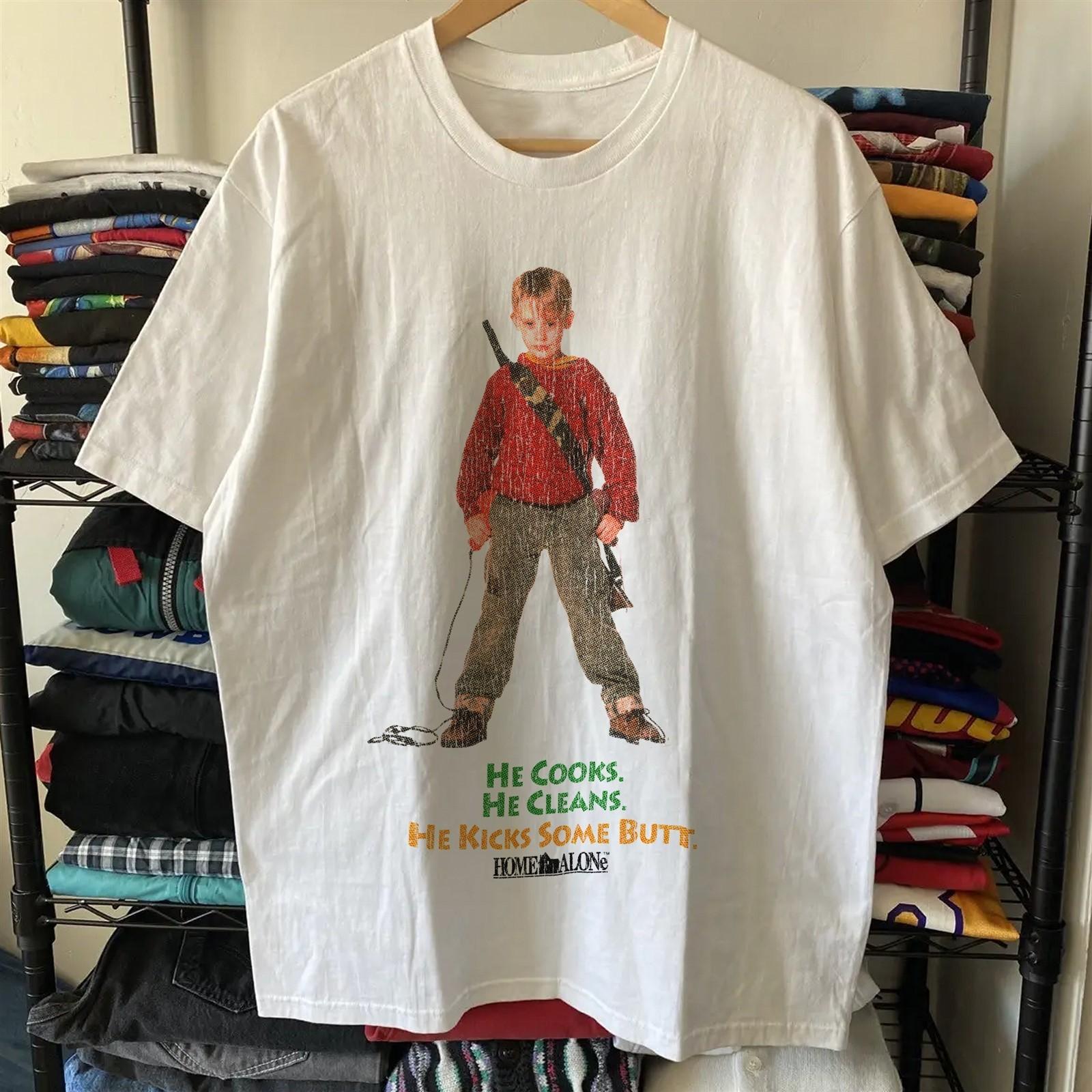 Home Alone - Washed T-Shirt White M M