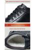 Men's High-Top Winter Leather Cotton Shoes - Thick, Warm, Casual Style