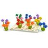 300pcs 4 Petal  Flowers Building Blocks DIY Bricks Plant Floret Grass Educational Assemblage Construction Toy Compatible 33291 For Children