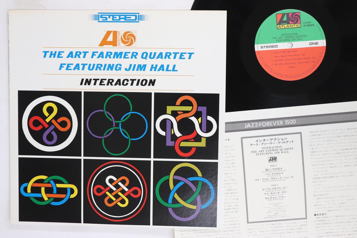 Виниловая пластинка ART FARMER JIM HALL Interaction P4540A ATLANTIC 1976 Япония Джаз Б/У