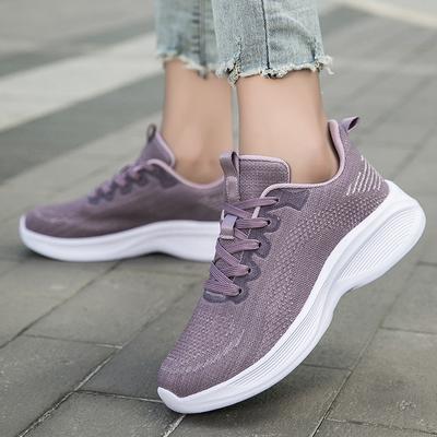 Women Shoes Breathable Sneakers Ladies Casual Pink Shoes Women Mesh Sports Walking Sneakers Plus Size