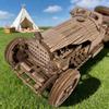 DIY Wooden 3D Puzzle Antique Sports Car Model Package Creative Birth Date or Holiday Present Instructive Toy Exquisitely Styled