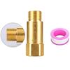 1/2 Inch Brass Outdoor Faucet Freeze Prevention Valve Automatic Thermal Activation Garden Hose Connection Hardware Tools