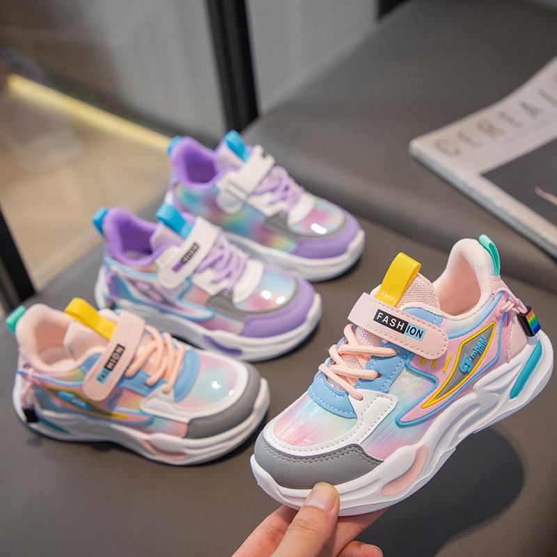 Men's and Women's Spring and Autumn Sports Shoes, Big Children's Anti Slip Children's Winter New Girls' Mesh Shoes