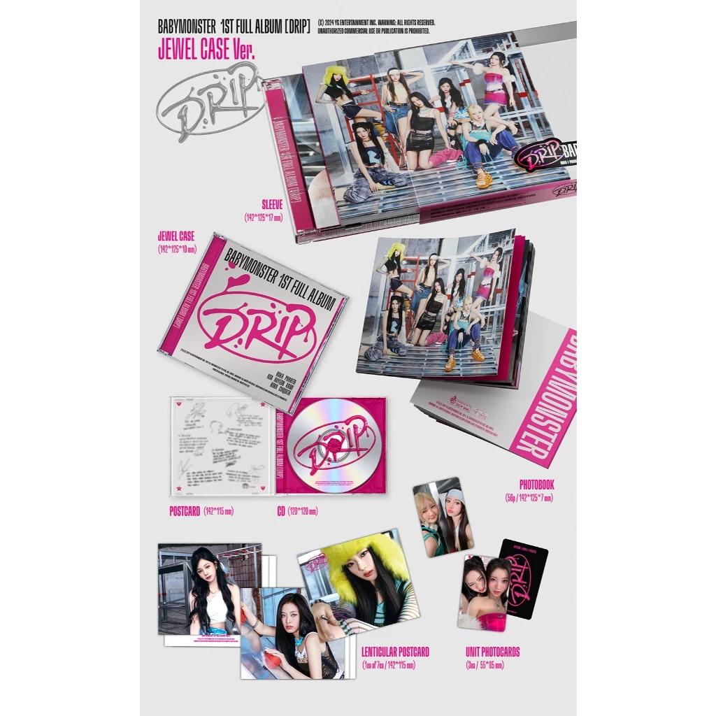 [READY STOCK] BABYMONSTER - 1st Full Album DRIP JEWEL