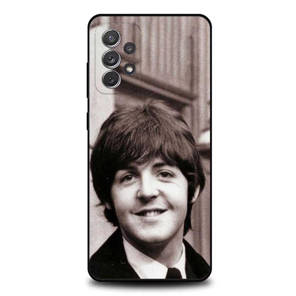 Singer P-Paul M-McCartney Phone Case For Samsung S25,S24,S21,S22,S23,S30,Ultra,S20,Plus,Fe,Lite,Note,10,9,5G Black Cover