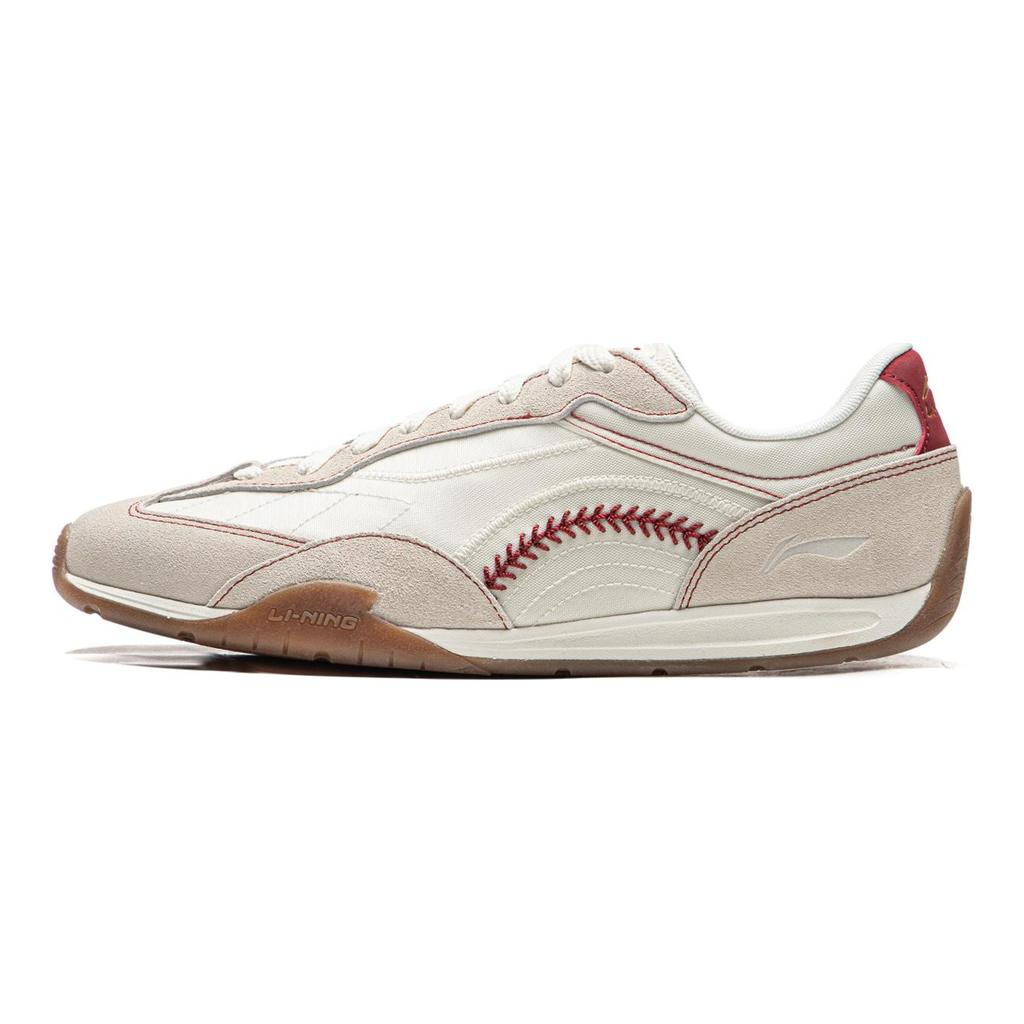 Li Ning Slip Resistant, Abrasion Resistant, Lightweight Low top Casual Shoes Men's Xuan Paper White AGLW057-5