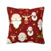 Christmas Pillow Case Cushion Cover Soft Printed Pillow Cover Novelty Pillowcases For Chair Sofa Home Decoration
