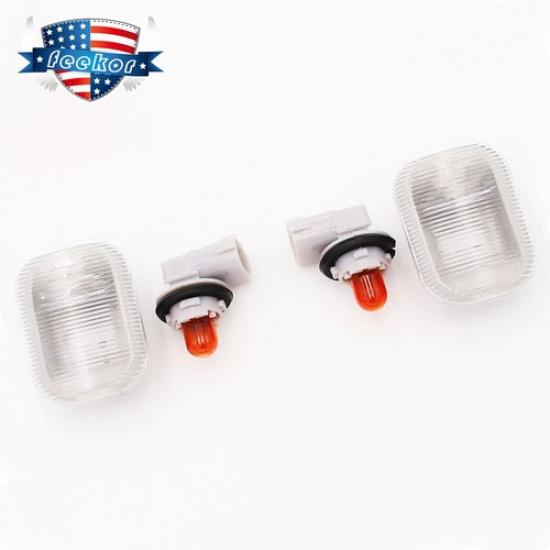 Pair Clear Side Markers Light 81730-02040 Fit for Toyota Supra Celica MR2 JZA80