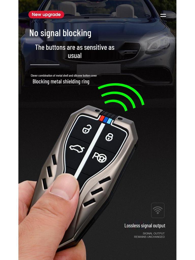 Premium Key Shell for Hongqi HS5/HS7/H9/H5 - Car Key Holder with Buckle