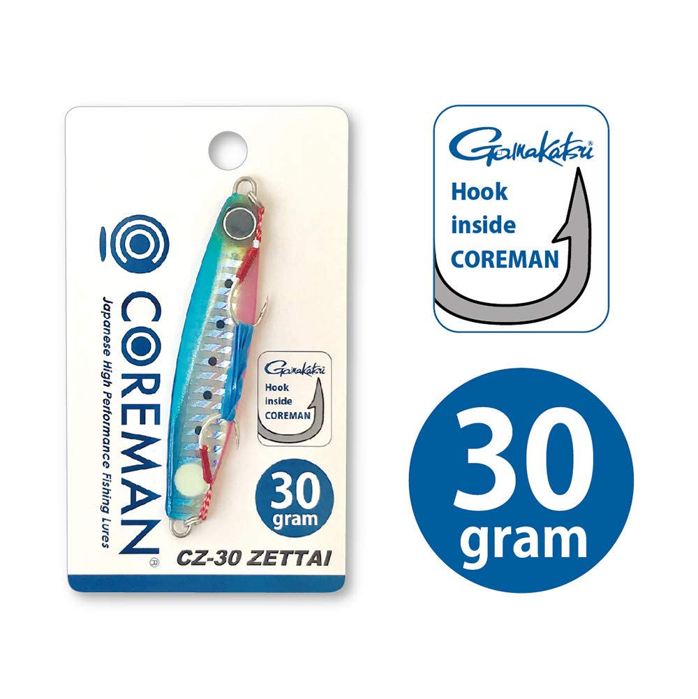 COREMAN Metall Jig Zettai On Hook Pink Crush Holo CZ-30 #015