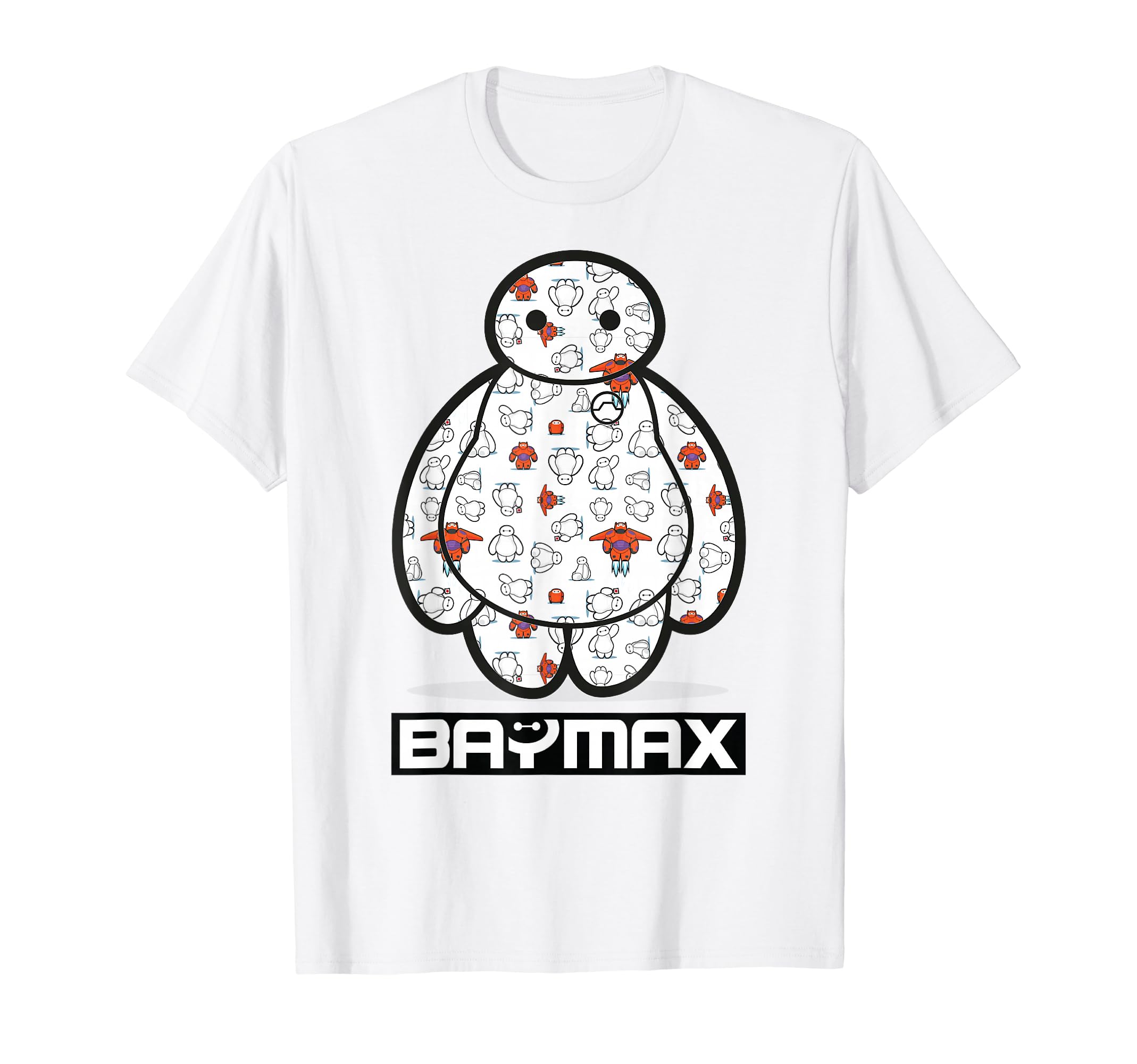

Disney Big Hero 6 Baymax Multiple Pose Cute Portrait T-Shirt
