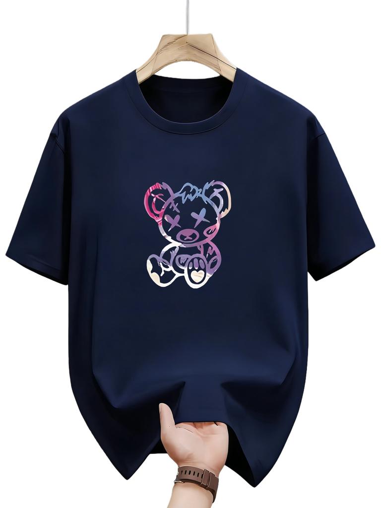 2025 new style fashionable mens and womens roundneck shortsleeved printed Tshirt summer casual Tshirt