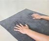 Yoga mat towel hot yoga rug yoga rug towel 183 x 61 cm lightweight hot yoga towel quick drying easy to carry non-slip (purple) [product]