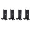 4 Sets Post Anchor Brackets Metal Base Bracket Mounting Kit for Deck Support Heavy Duty Fence Porch Railing Handrails