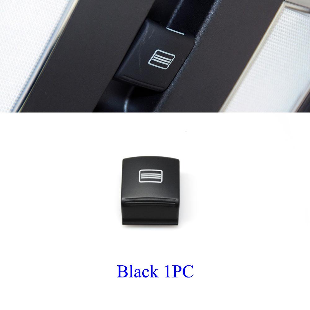 Car Sunroof Switch Window Roof Control Panel Switch Button Cover Replace For Mercedes Benz S CL Class W221 W216 2006-2013 Black 1PC