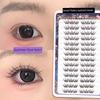 2026 New Model Glue-Free Self-Adhesive False Eyelashes for Women, Natural Realistic Summer Blue Tears Glue Style, Segmented, Large Capacity