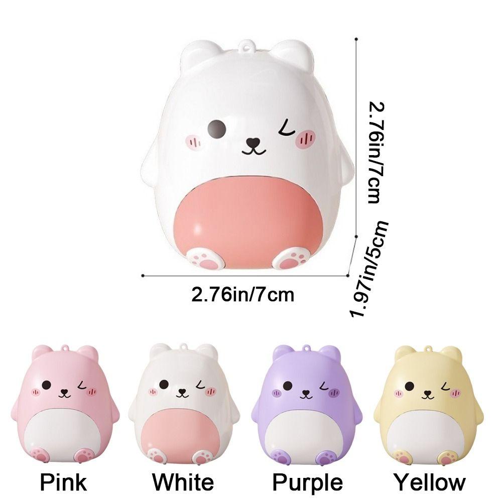 Sealed Cartoon Bear Pill Box Plastic Mini Pill Case Cute Medicine Storage Box  Office