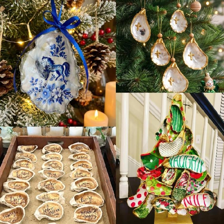 Concave Oysters Shell for Crafts Oysters Shell Bulk, for Home Vases Filler,Xmases Ornament,DIY Art and Crafts Sea Shell