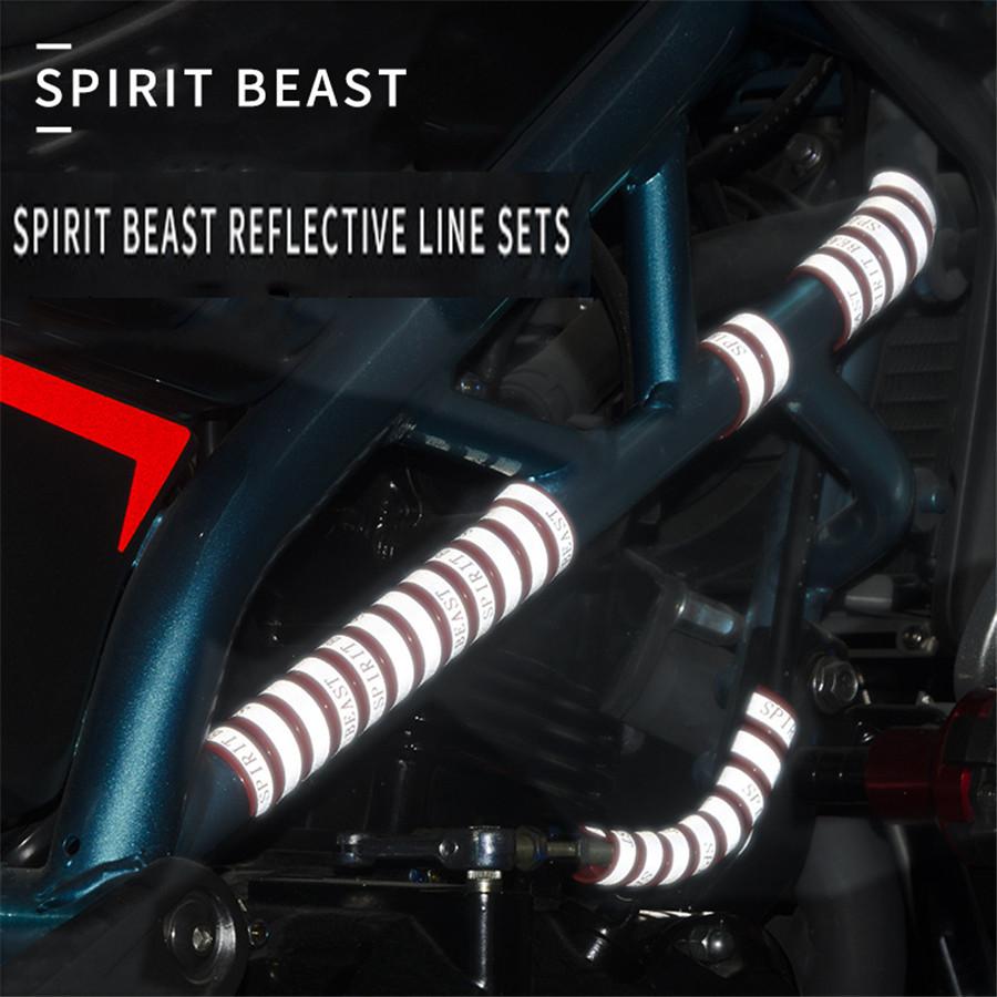 

Reflective wire sleeve-120cm black-clear