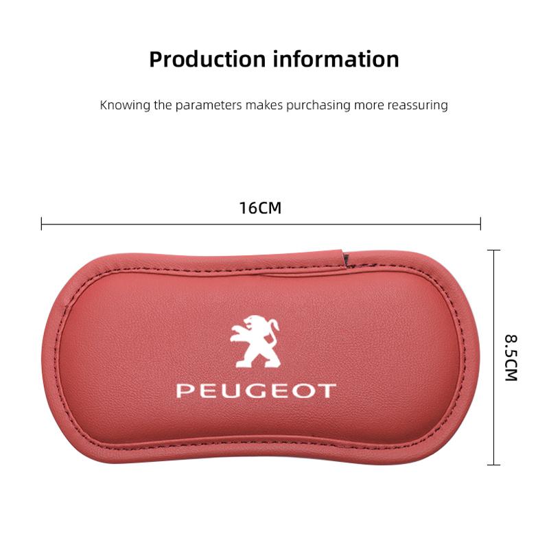 hijk1 Car keychain/Leather Car Knee Pad Elastic Leg Cushion Armrest Pad For Peugeot For VW GTI Polo Passat Golf Tiguan Touran Jetta CC