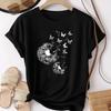 T Shirt Summer Graphic Maycaur Dandelion Printed Tshirts Women Tee Shirt Round Neck Harajuku Top Shirts for Women Streetwear