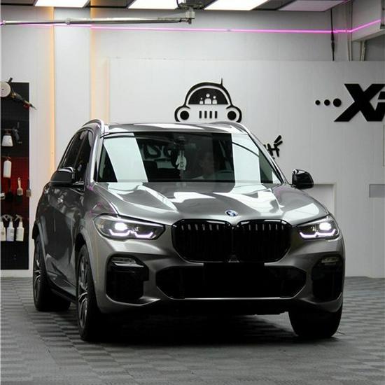 High Gloss PET Metallic Silver Paint Protection Film - Full Car Wrap Sticker