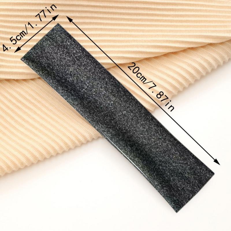 Retro Solid Color Elastic Sweat-Wicking Sports Headband For Women