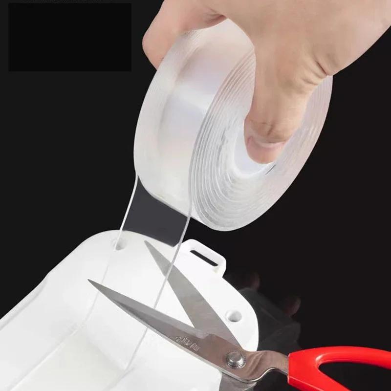 Double Sided Adhesive Tape Strong Transparent Nano Double Sided Sticky Tape Waterproof Reusable Wall Stickers Super Strong