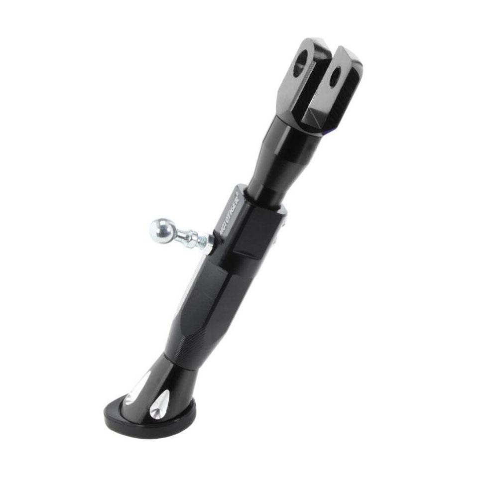 

Подножка для мотоцикла 22-25 см, регулируемая по высоте, модифицированный кронштейн для скутера, боковая стойка из алюминиевого сплава с ЧПУ чёрный